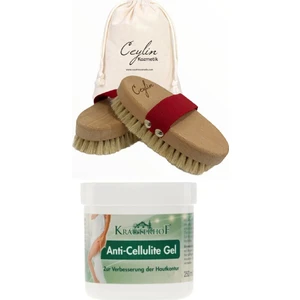 Jel 250 ml + Ceylin  Doğal At Kılı Fırçası + Kese