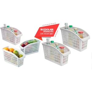 Vip Home Concept Buzdolabı Sepeti 10 Adet Dolap Içi Düzenleyici Organizer Vip Home