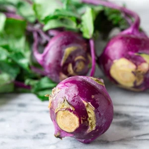Doğal Mor Kohlrabi Alabaş Tohum 20 Tohum