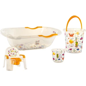 Baby Desing Şeffaf Bebek Banyo Seti | Baby set