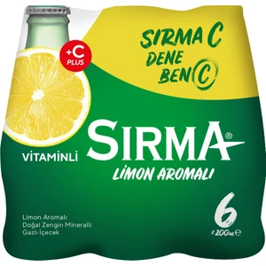 C+ Limon Aromalı Maden Suyu 6x200 ml