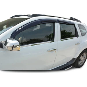 Daci Duster ( 2010-2017 ) Paslanmaz Krom Cam Çıtası 4 Parça Blueoto