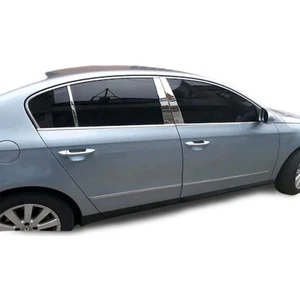 Volkswagen Passat B6 Krom Cam Direği 6 Parça 2005 - 2010 Paslanmaz Çelik