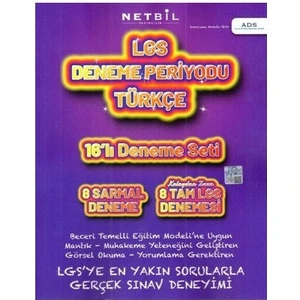 Netbil Yayıncılık LGS Deneme Periyodu Türkçe