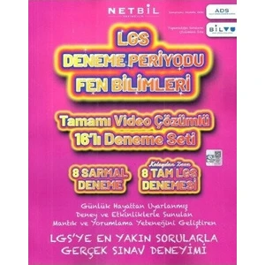 Netbil Yayıncılık LGS Deneme Periyodu Fen Bilimleri