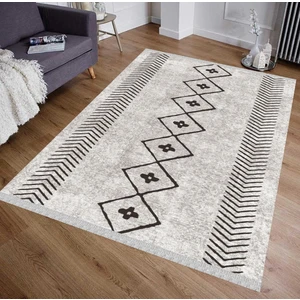 Decoser Halı Decoser 5054 Siyah Beyaz Iskandinav Kilim
