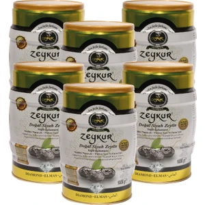Elmas Doğal Siyah Zeytin 1 kg 6 'lı