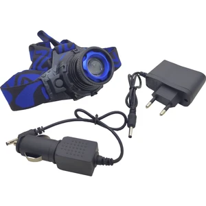 Kafa Feneri 9tek LED 4cm Lamba Kafa Lambası Profesyonel Mercek Ayarlı Çakmak Şarjlı Tasarruflu