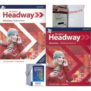 Oxford University Press Headway 5th Edition Elementary Kodlu Set & Pre-Intermediate Words (Kelime Kartı A2)