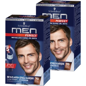 Saç Boyası Men Koyu Kahve 70 2'li Set