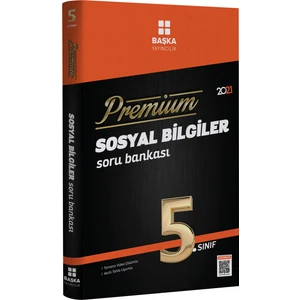 Başka Yayınları 5. Sınıf  Premium Sosyal Bilgiler Soru Bankası