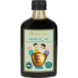 Organik Bahçe Health Bomb  Direnç Şurubu Yetişkin 260 gr