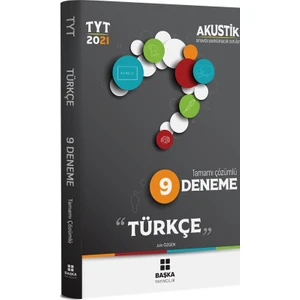Başka Yayınları 2021 Tyt Türkçe Akustik 9 Deneme
