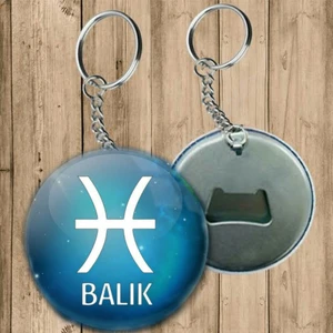 Özcan Tasarım Balık Burcu Anahtarlık - Açacaklı Anahtarlık