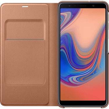Samsung GALAXY-A7-2018 Cüzdan Kılıf - Altın EF-WA750PFEGWW Fiyatı