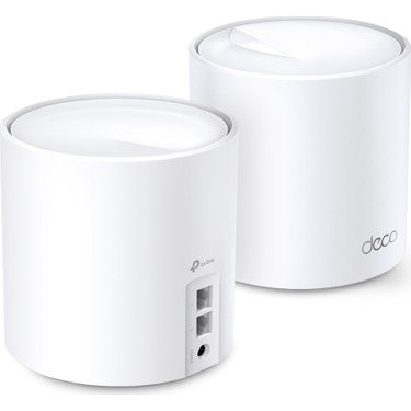 tp-link Deco X20 2台セット Wi-Fi 6 TP-Link Deco X20(2-pack), AX1800 Mbps, 1 GHz CPU, Yapay Zeka Fiyatı