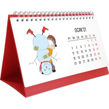 Bi Aldim Mevsimler Kizli Illustrasyon Cizim Masa Takvimi Fiyati