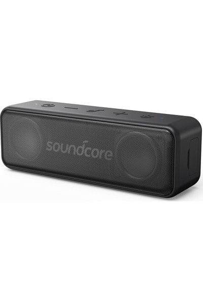 Anker SoundCore Motion B Bluetooth Hoparlör - 12W Stereo Ses - IPX7 Suya Dayanıklılık - 12 Saate Varan Şarj - Siyah - A3109