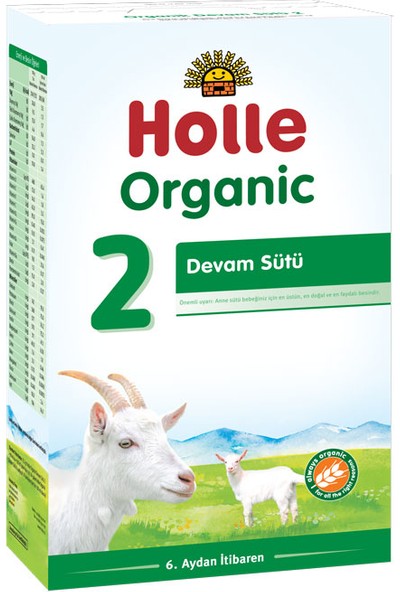 Holle Organik 2 Keçi Sütü 400 gr 6+ Ay