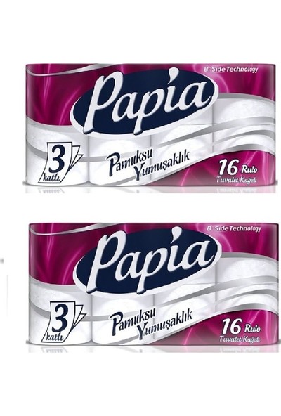 Papia Tuvalet Kağıdı 16'lı 2 Adet