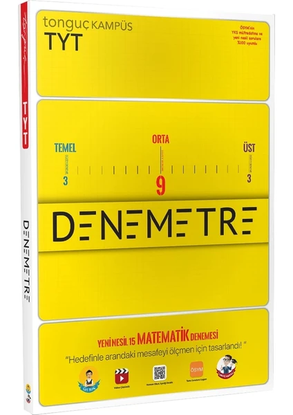 Tonguç Akademi Kampüs TYT Denemetre Yeni Nesil 15 Matematik Denemesi