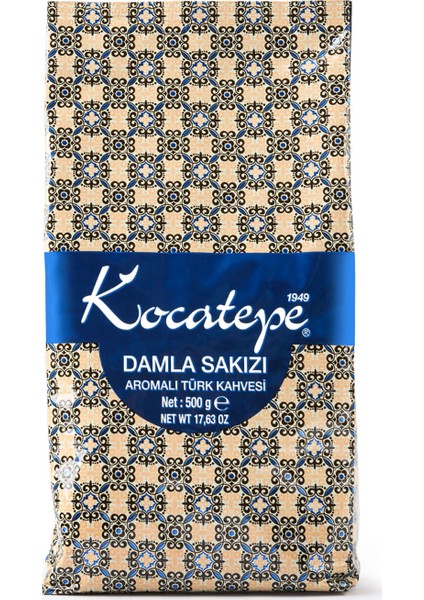 Türk Kahvesi Damlasakızı Aromalı 500 gr Folyo