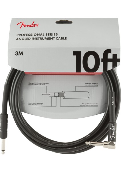 Professional Series Instrument Cable 3 Metre - (Düz-Açılı) Enstrüman Kablosu