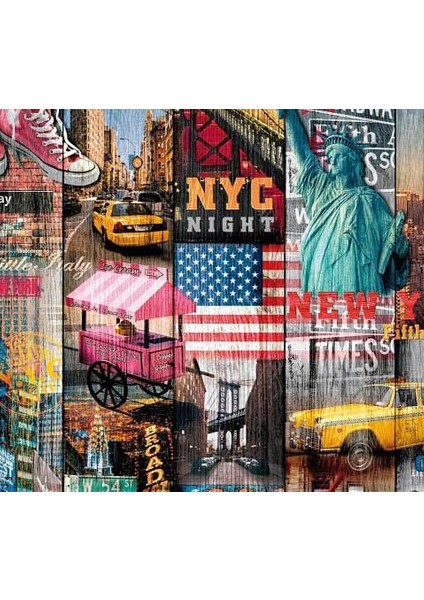 346-0661 New York Pop Art Kendinden Yapışkanlı Folyo