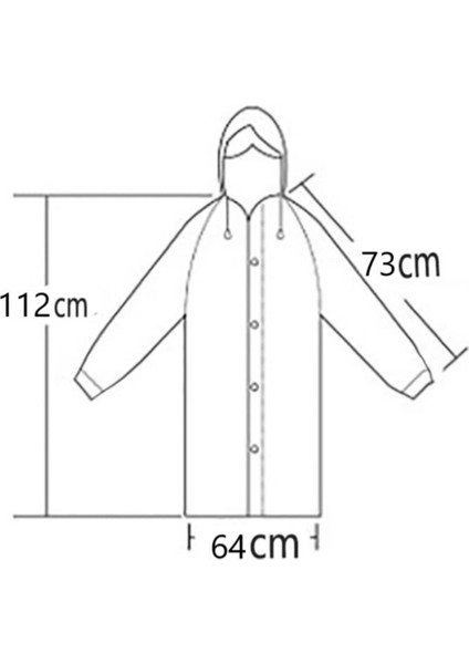Raıncoat Eva Unisex Yağmurluk -Gri