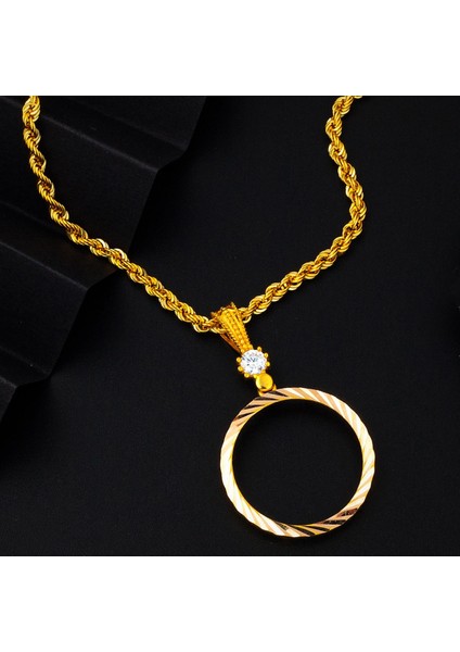 Tam Altınlık Zincirli 14 Ayar Kolye fırsatları