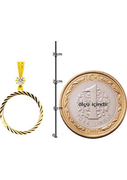 Çeyrek Altınlık 14 Ayar Kolye Ucu fiyatları