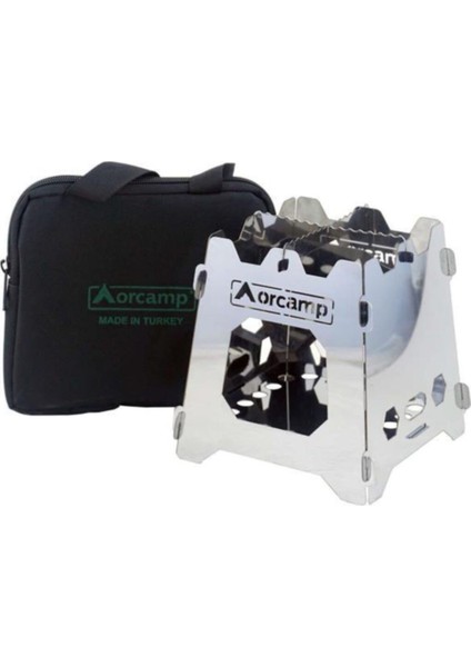G-170 Inox Kamp Ateş Kutusu Çantalı