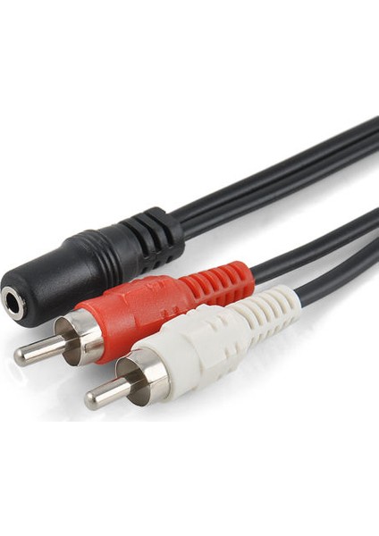 4823 3.5mm Stereo To 2rca Tos Çevirici Dönüştürücü Adaptör Kablosu - 40CM