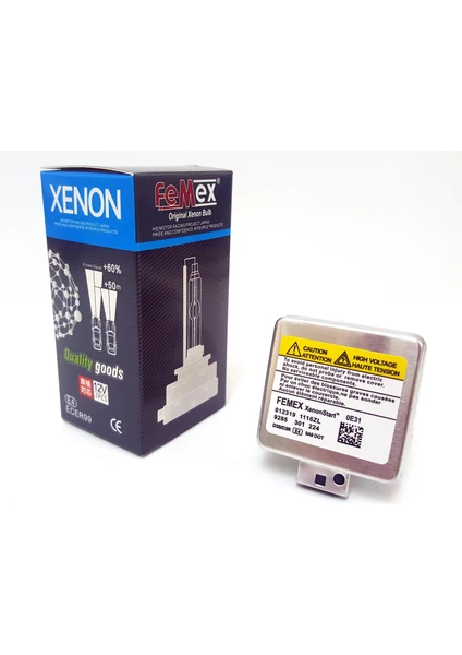 Xenstart Hıd D3S Xenon Oto Ampul 6000K 2 Adet 4400LUMEN