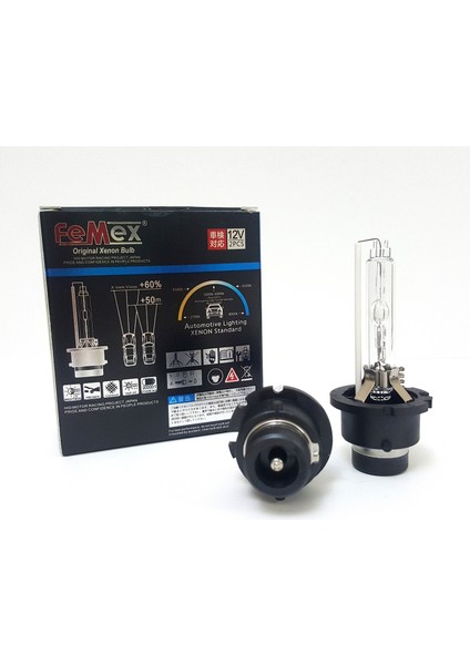 Xenstart Hıd D2S Xenon Oto Ampul 4300K 2 Adet 4400LUMEN