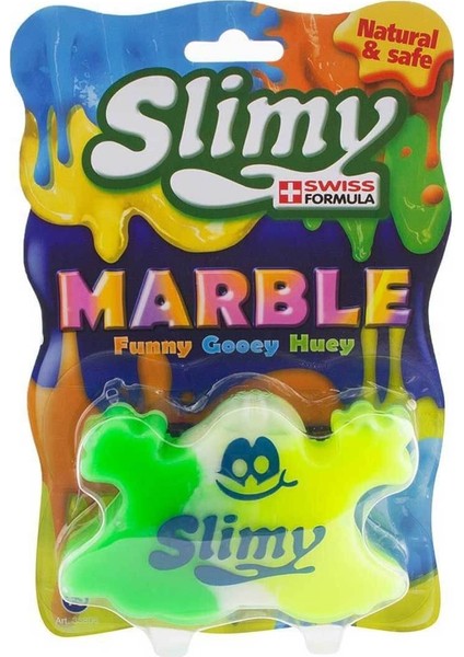 Slimy Jöle Marble 150 gr - Yeşil - Sarı