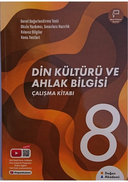 8.sınıf Din Kültürü ve Ahlak Bilgisi Çalışma Kitabı