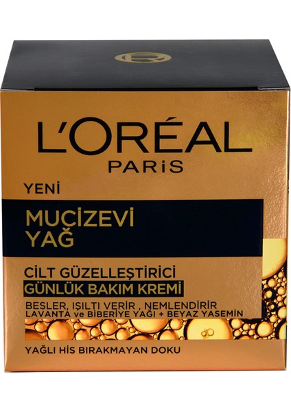 Mucizevi Yağ Cilt Güzelleştirici Günlük Bakım Kremi