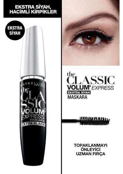 Volum' Express Classic Ekstra Siyah Maskara fırsatları