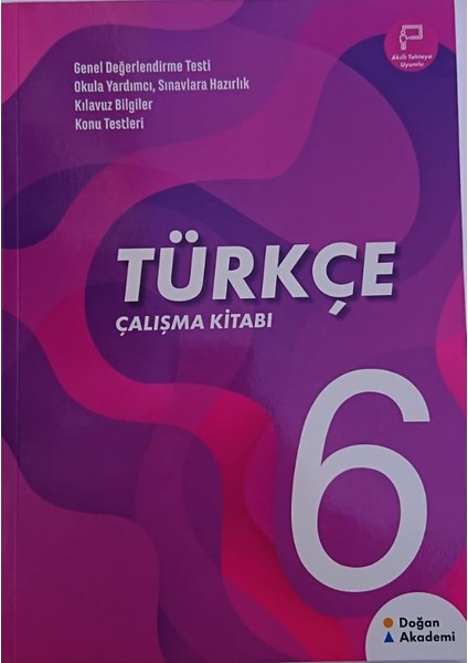 6. Sınıf Türkçe Çalışma Kitabı