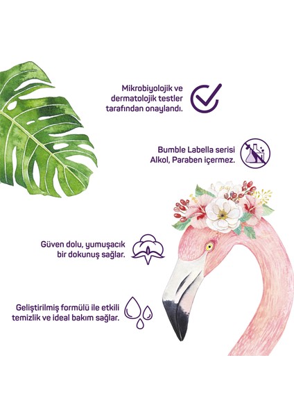 LA BELLA ISLAK MENDİL 100 YAPRAK 4'LÜ PAKET
