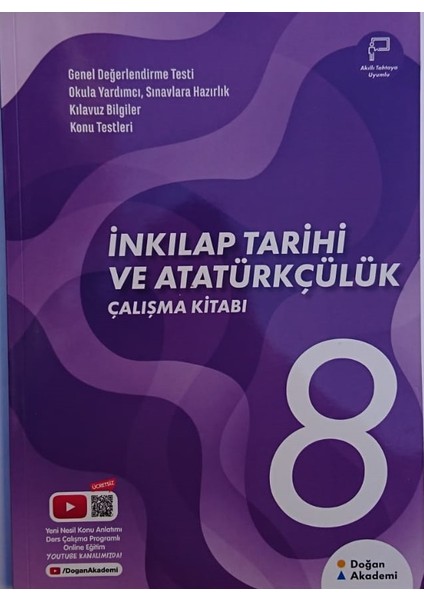 8. Sınıf Inkılap Tarihi ve Atatürk Çalışma Kitabı