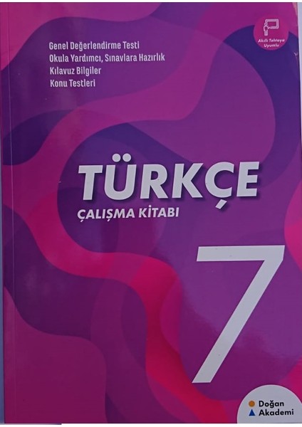 7. Sınıf Türkçe Çalışma Kitabı