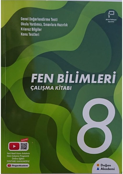 8. Sınıf Fen Bilimleri Çalışma Kitabı