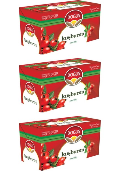 Kuşburnu Çayı 20 x 3 (Toplam 60 'lı)