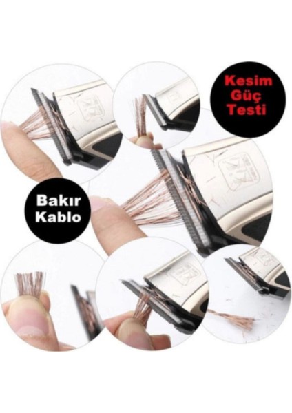 Akcmarket Profesyonel Titanyum Saç ve Sakal Tıraş Makinesi
