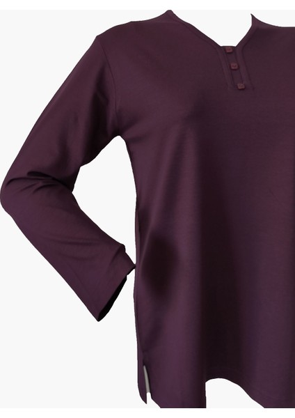 Mürdüm Anne V Yaka Penye Bluz fiyatları