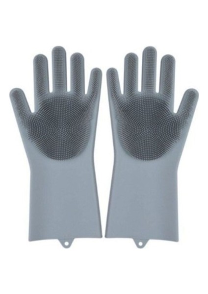 Magic Gloves Sihirli Bulaşık Eldiveni Mutfak Banyo Temizleme Fırçası Oto Ev Iş Pratik