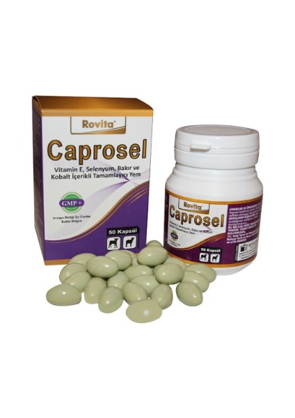 Caprosel 50 Kapsül Yüksek Oranda Vitamin E, Selenyum, Kobalt