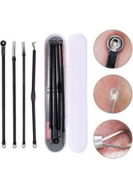 Lusso Cosmetic Lına Mini 2 Pearlpink Cilt Temizleme Cihazı + 4lü Set Komedon